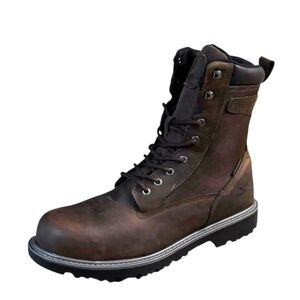 Wolverine Mens Insulated Floorhand 8" Steel Toe Brown Work Boot Size 13